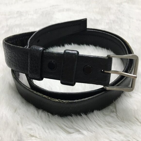 Dior Vintage Women’s Black Leather Belt Size 38 main image 9